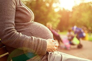 Pregnant Woman Sitting