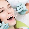 Woman Receiving a Dental Exam