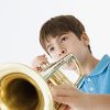 Boy Playing Trumpet