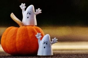 Halloween Pumpkin & Ghosts